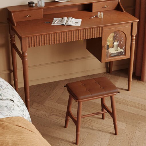 Ryan Dressing Table, Cherry Wood - Image 3