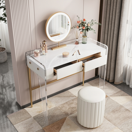 Elfriede Dressing Table, White - Image 2