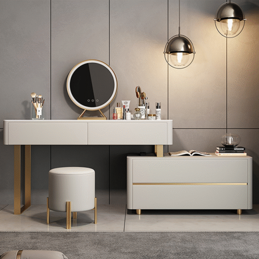 Hastings Corner Dressing Table With Sideboard & Mirror - Image 3