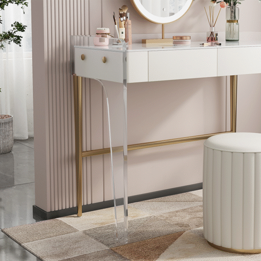 Elfriede Dressing Table, White - Image 3