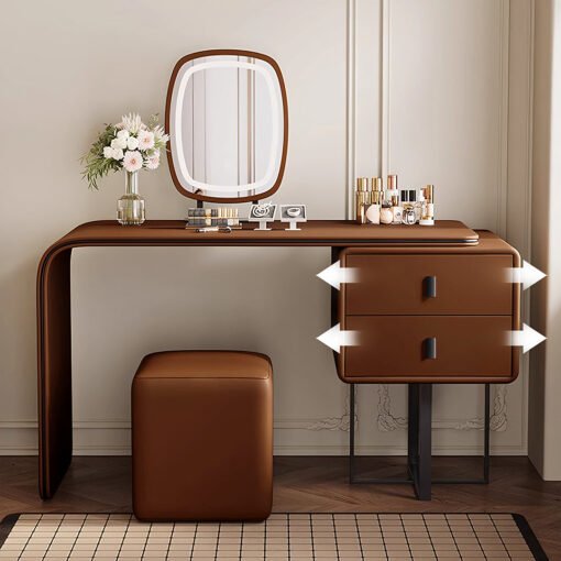 Rivera Dressing Table, Brown, More Colours Available - Image 2