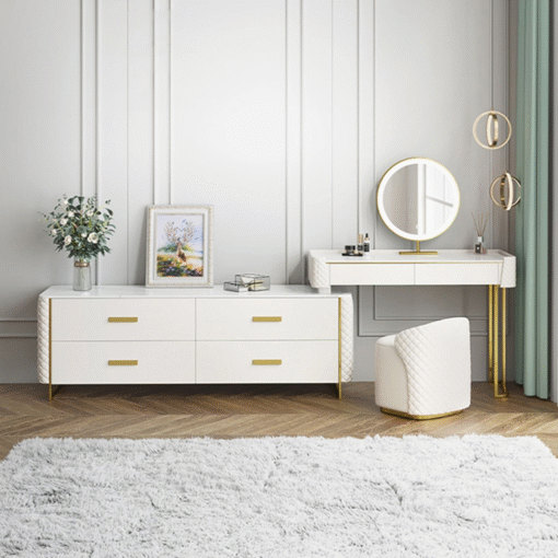 Devorit Dressing Table, White - Image 3