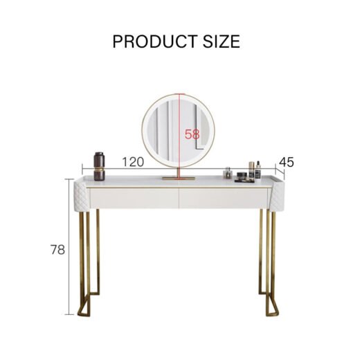 Devorit Dressing Table, White - Image 7