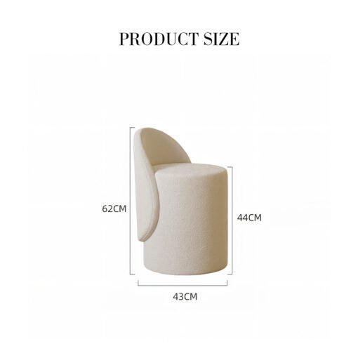 Layla Slimline Dressing Table, Small Dressing Table, Cream - Image 11