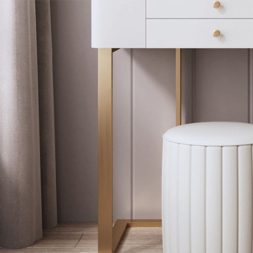 Falecia Dressing Table, White - Image 4