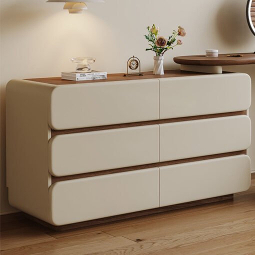 Lewis Dressing Table With Chest Of Drawers & Round Mirror, Solid Wood - Image 7