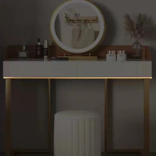Denver Dressing Table, With Mirror - Image 3