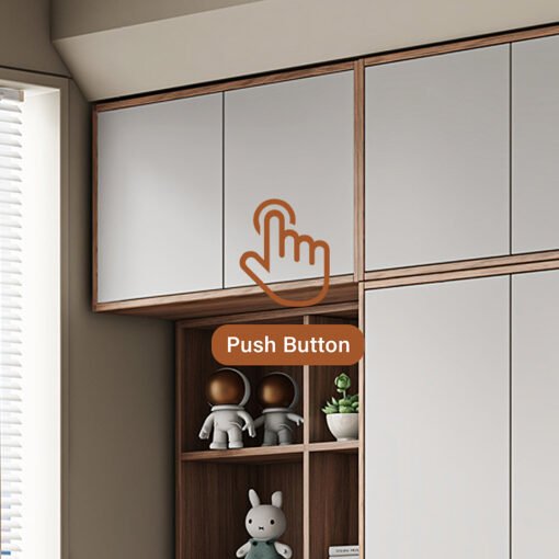Bianchi Corner Wardrobe, L Shape Wardrobe With Dressing Table - Image 5