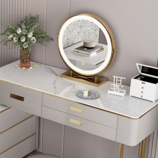 Haggith Corner Dressing Table With Sideboard - Image 5
