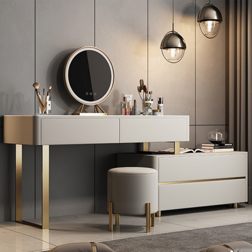 Hastings Corner Dressing Table With Sideboard & Mirror - Image 5