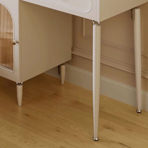 Layla Slimline Dressing Table, Small Dressing Table, Cream - Image 5