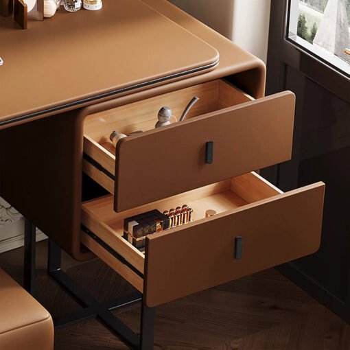 Rivera Dressing Table, Brown, More Colours Available - Image 6