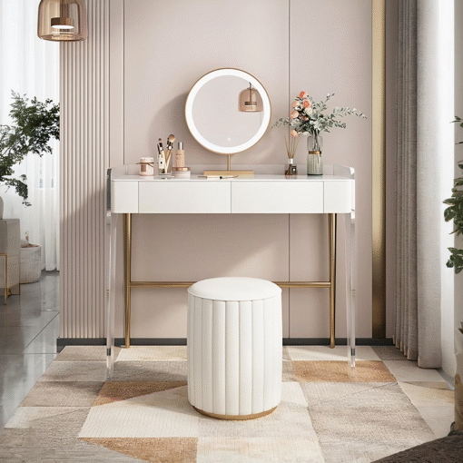 Elfriede Dressing Table, White