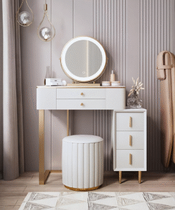 Falecia Dressing Table, White